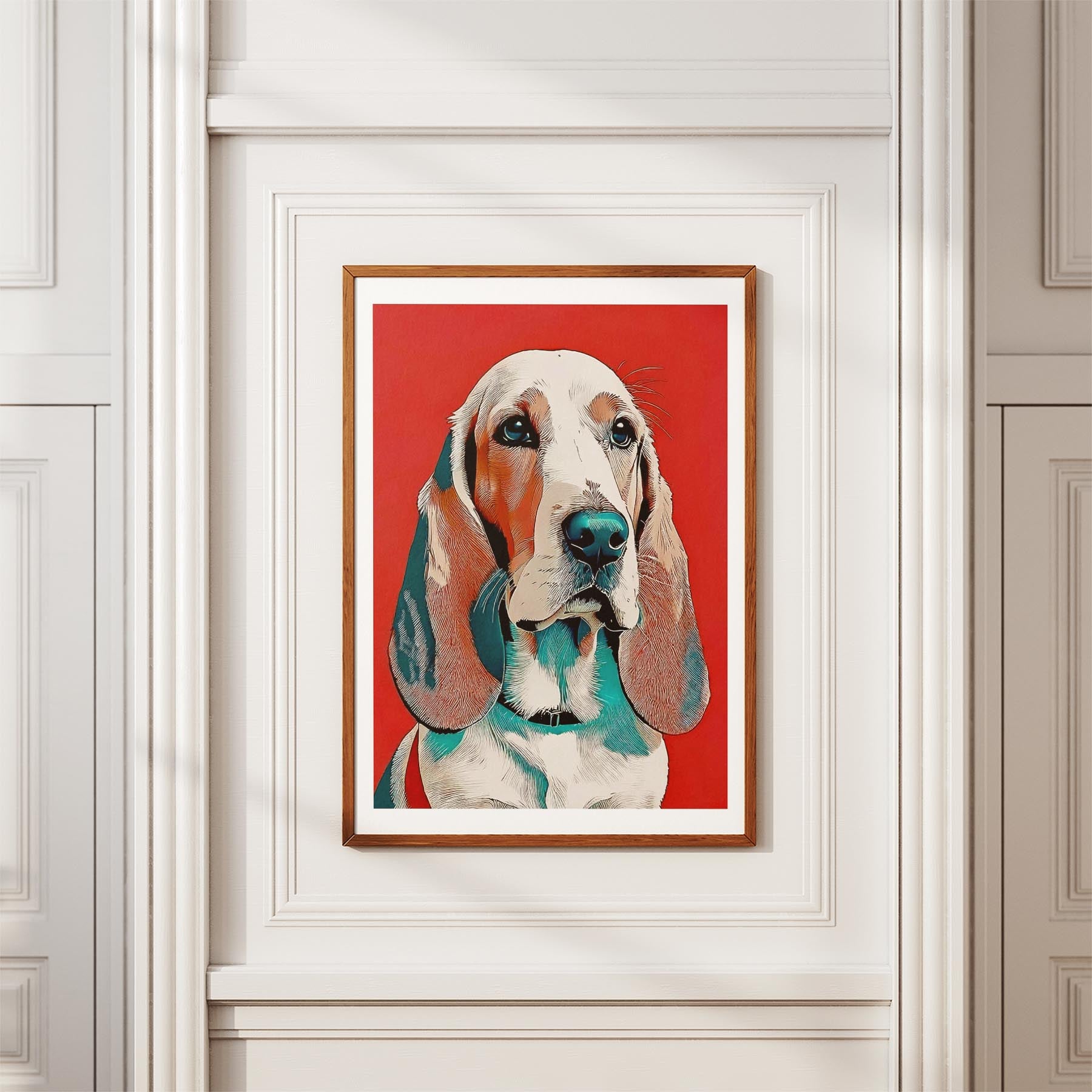 Basset Hound Red Dog Series image 3