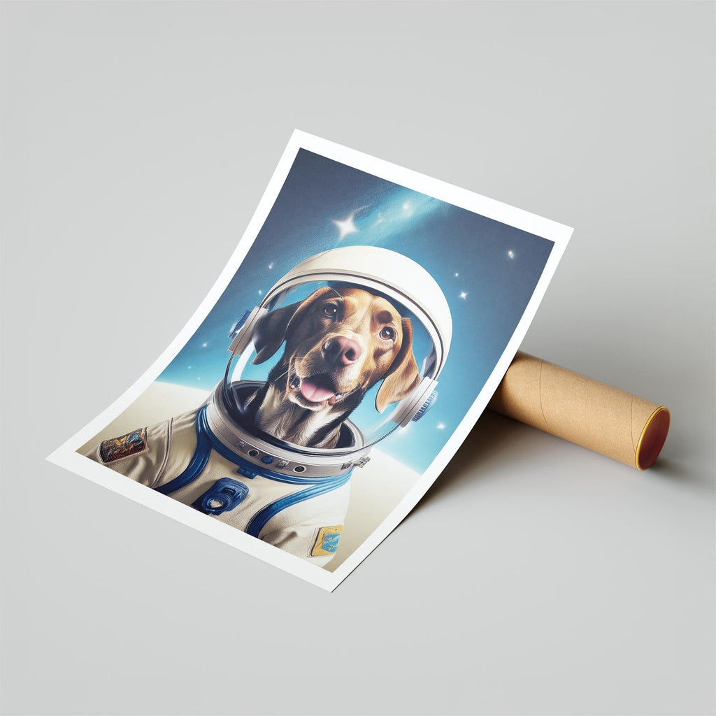 German Pointer Astronaut Dog Series image 6