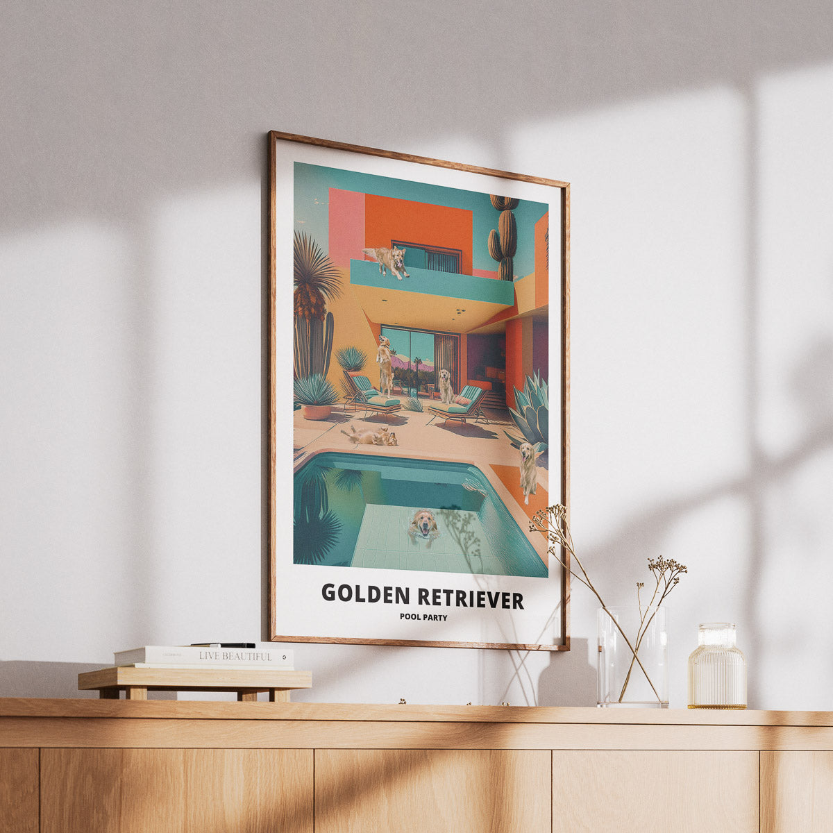 Golden Terrier Pool Party image 6