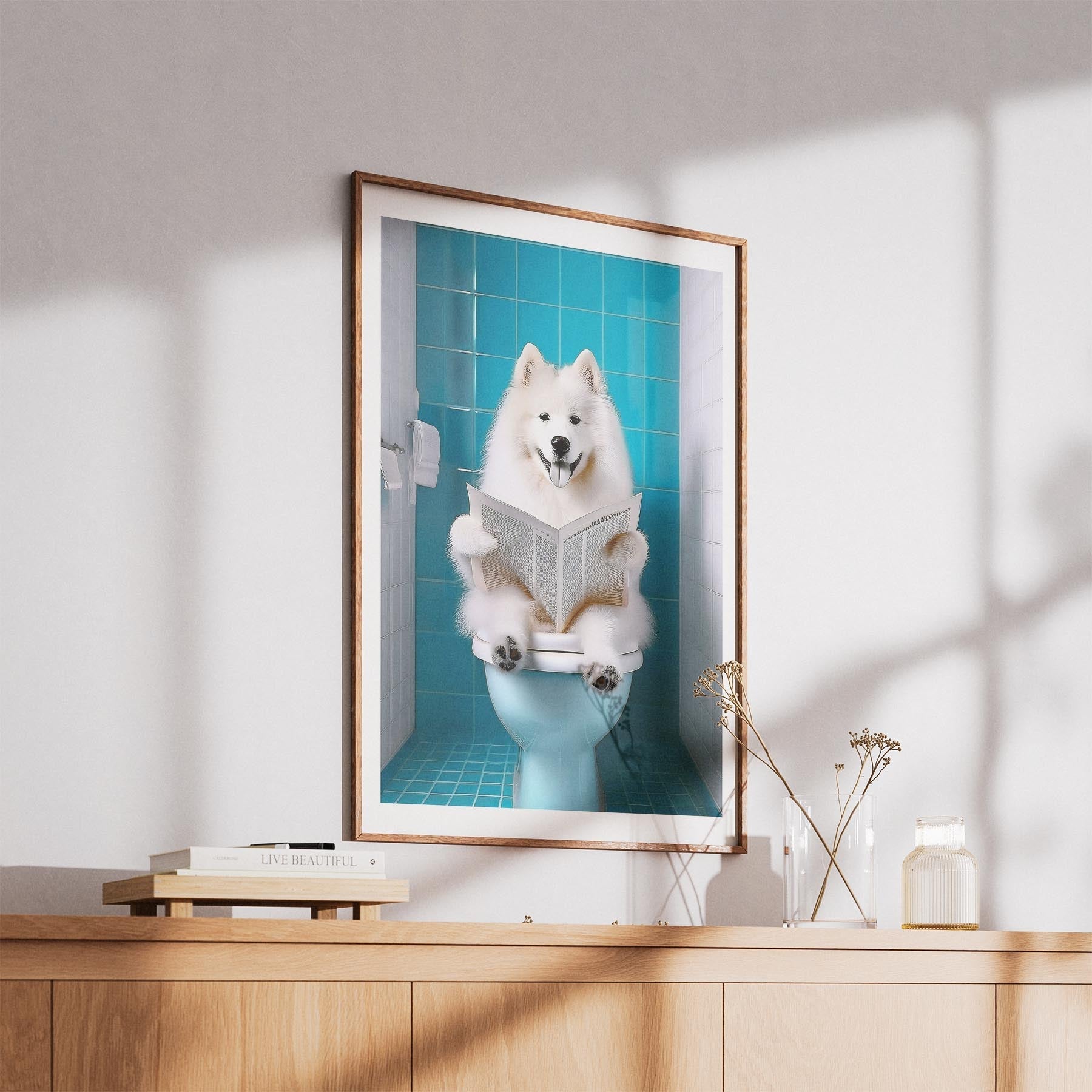 Samoyed Toilet Humour Dog Series image 5