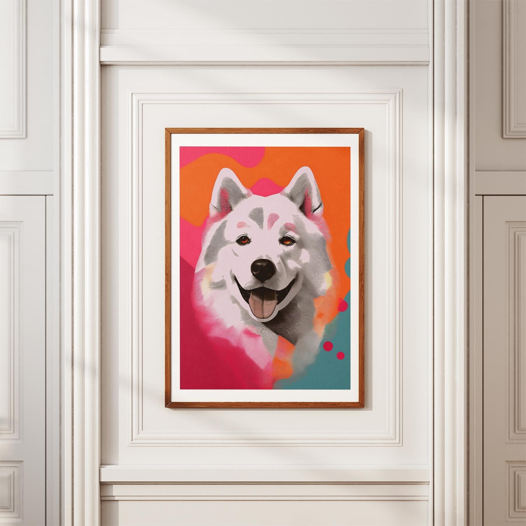 Samoyed Modern Pop Dog Series image 3