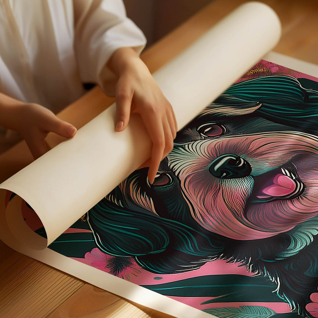 Havanese Flowery Dog image 1