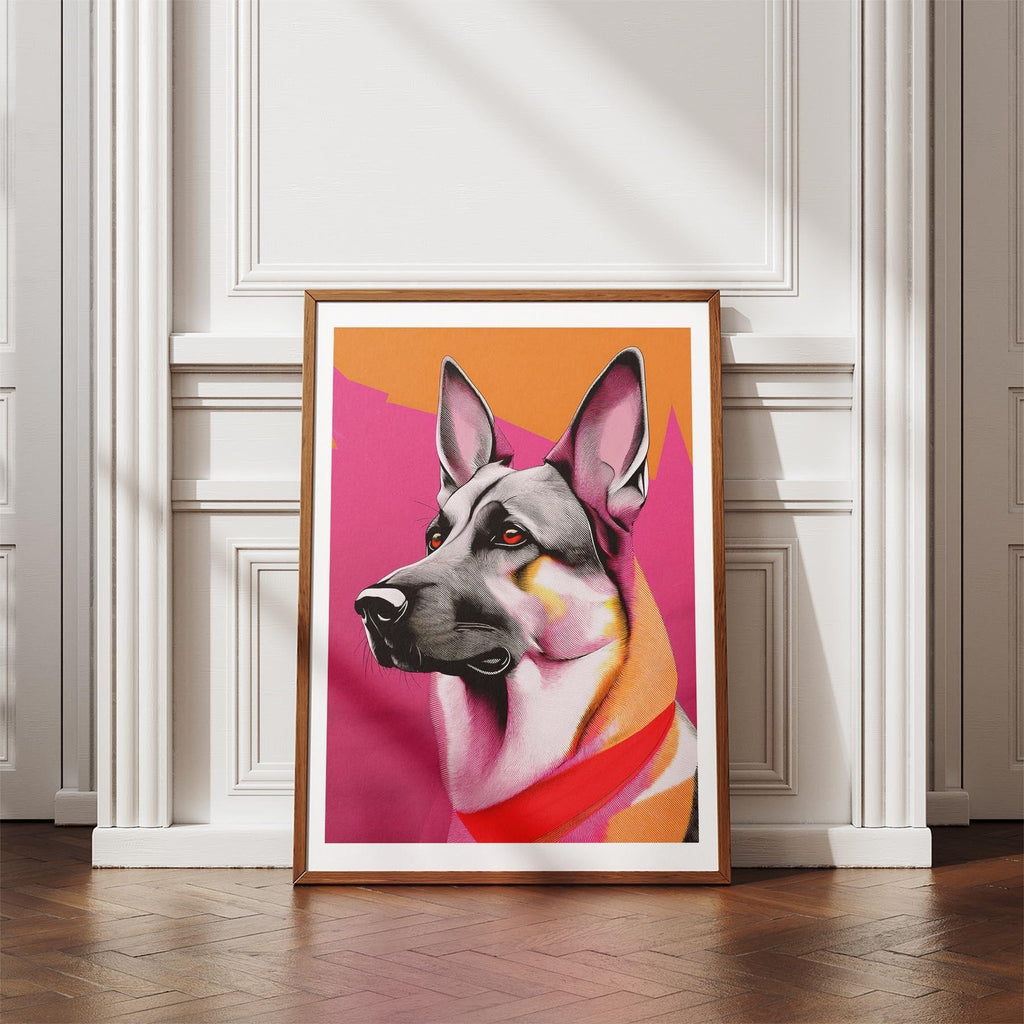 German Shepherd Modern Pop Dog Series image 4