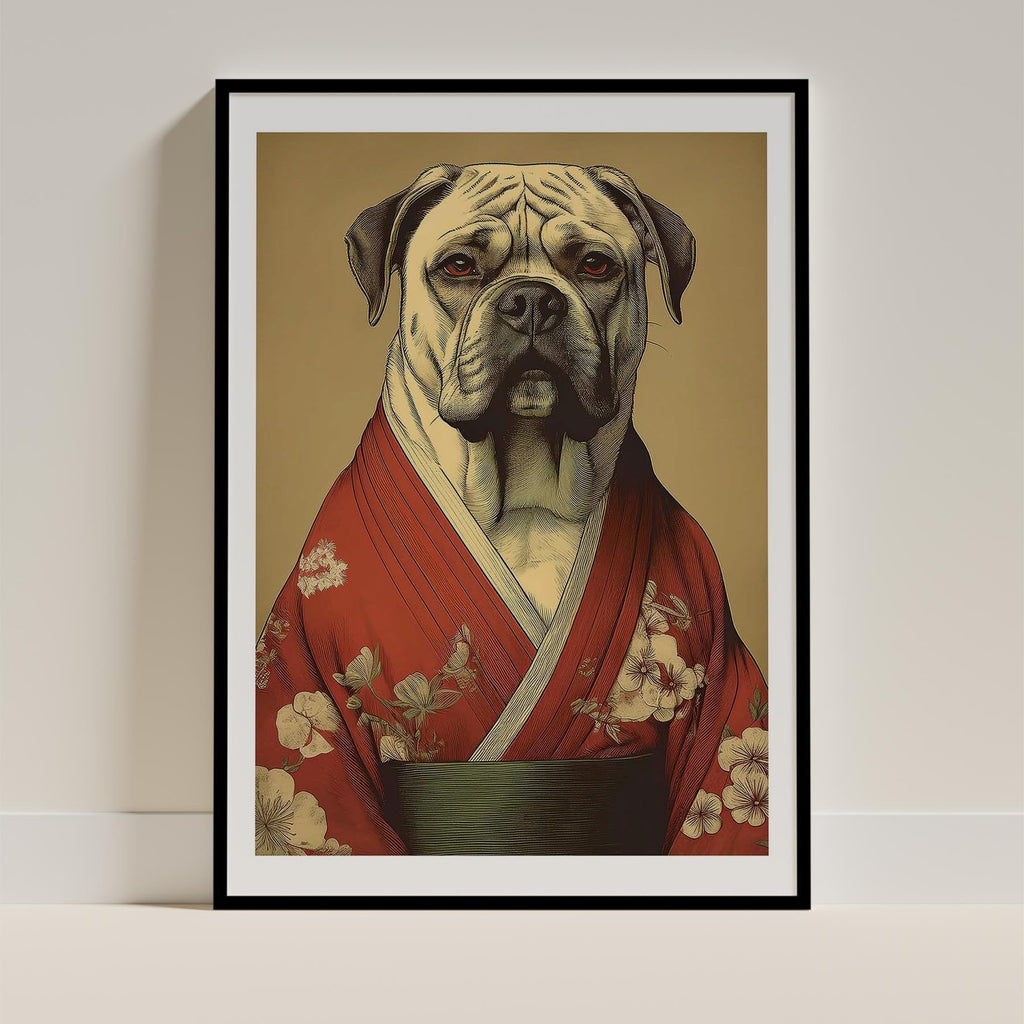 Bullmastiff Japanse Kimono Dog Series image 0