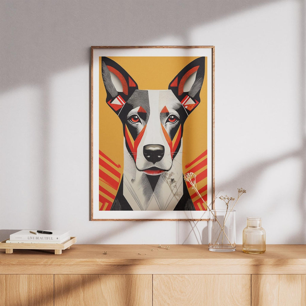 Cattle Dog Geometric Orange Series image 8