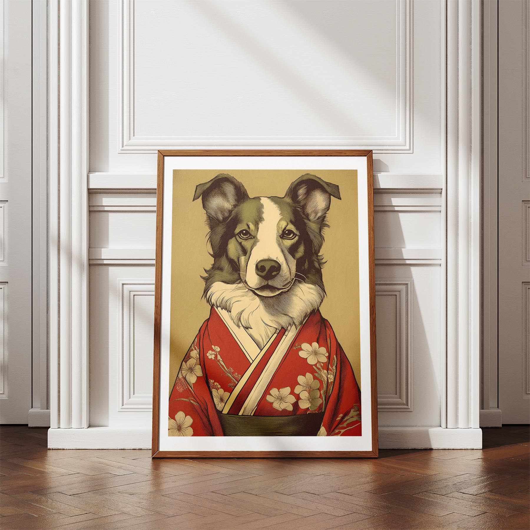 Border Collie Japanse Kimono Dog Series image 4