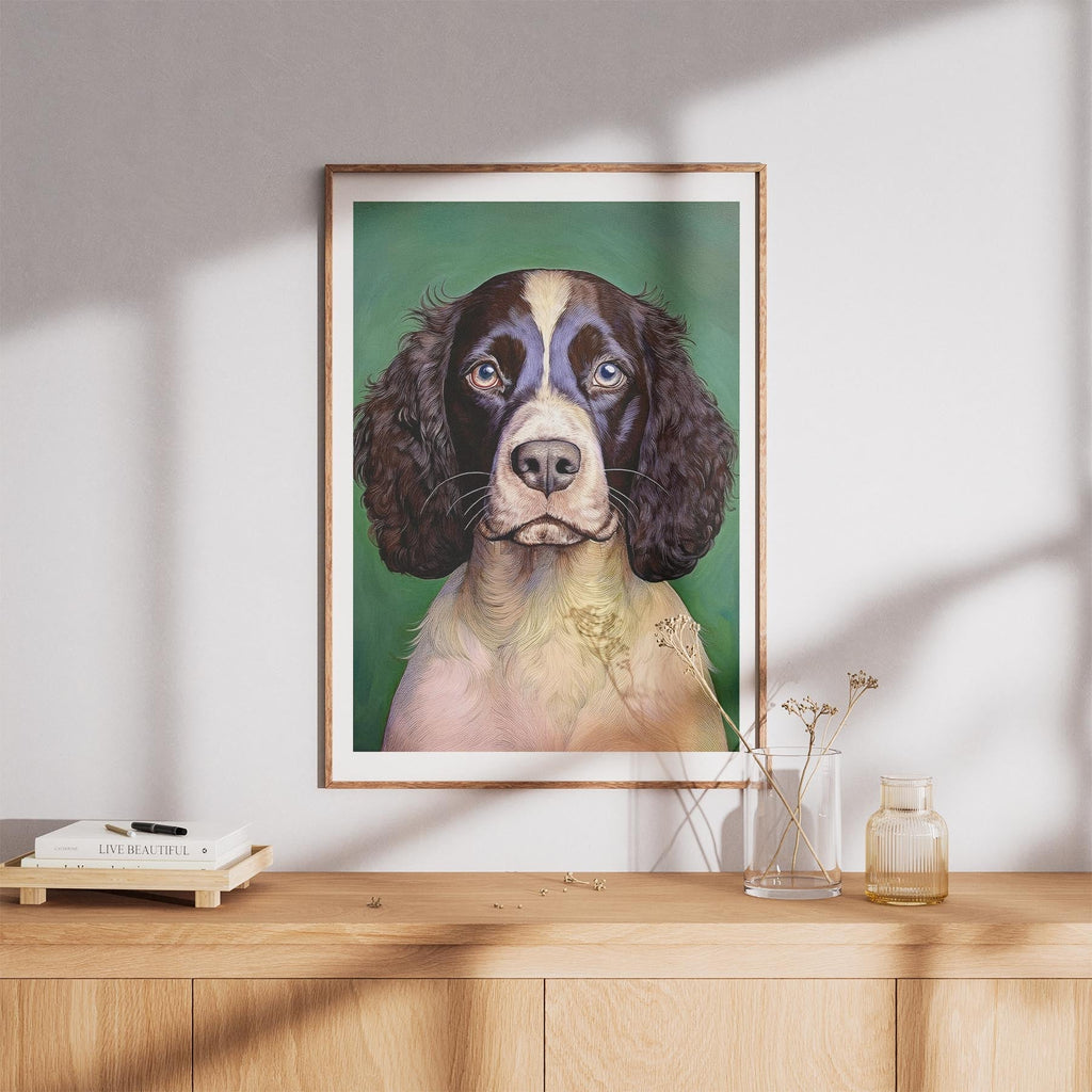 English Springer Spaniel Green Painted Series image 8