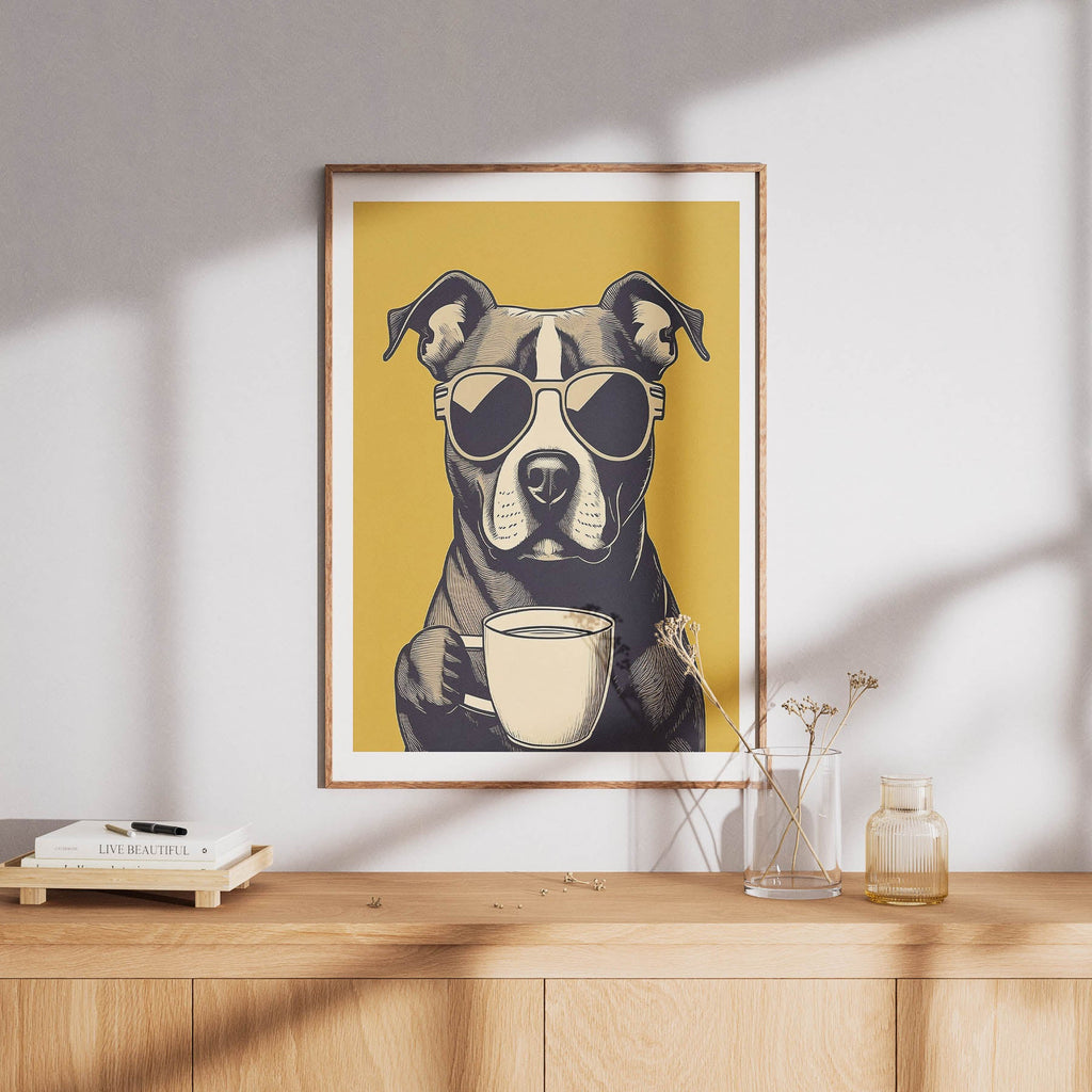 Staffordshire Chillin Coffee Dog image 8