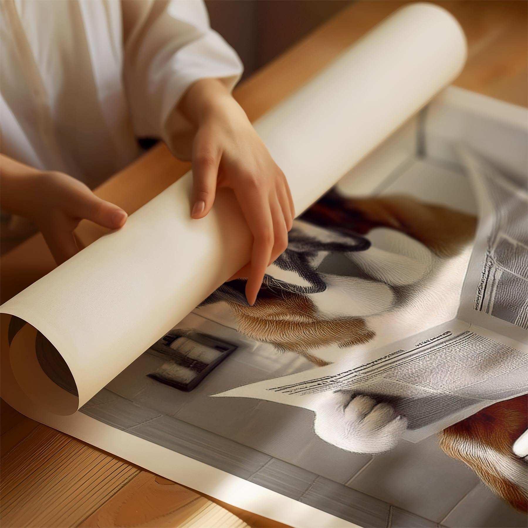 Saint Bernard Toilet Humour Dog Series image 1