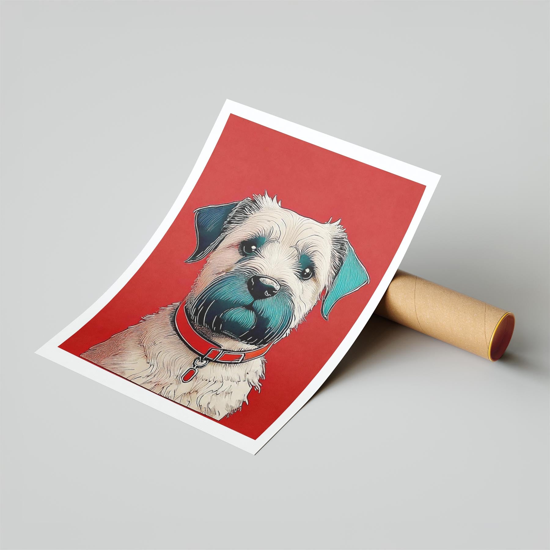 Border Terrier Red Dog Series image 6