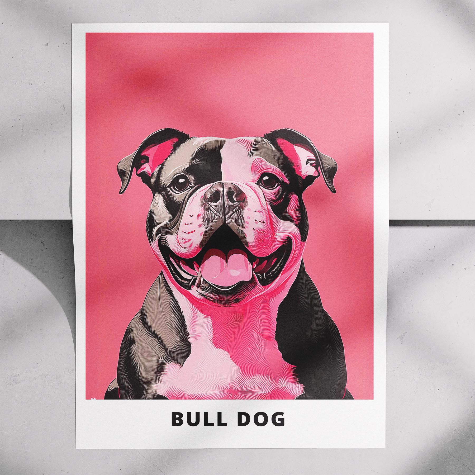 Bulldog Pink and Black Dog Series 4 image 7
