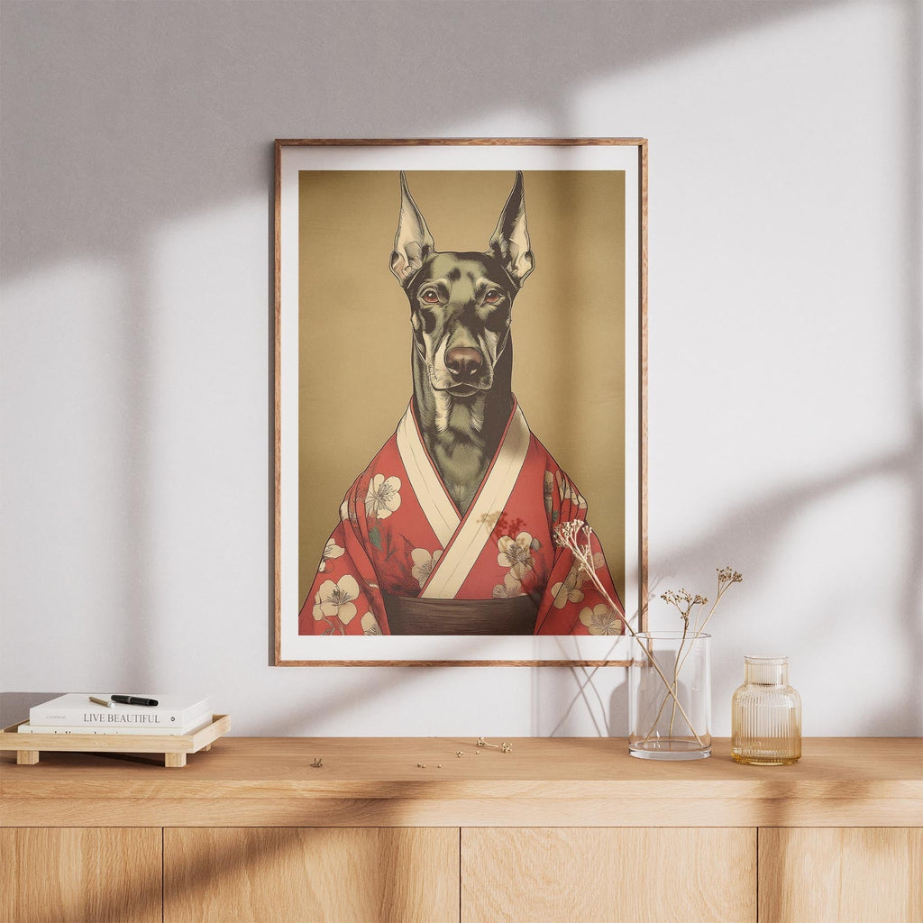 Doberman Japanse Kimono Dog Series image 8