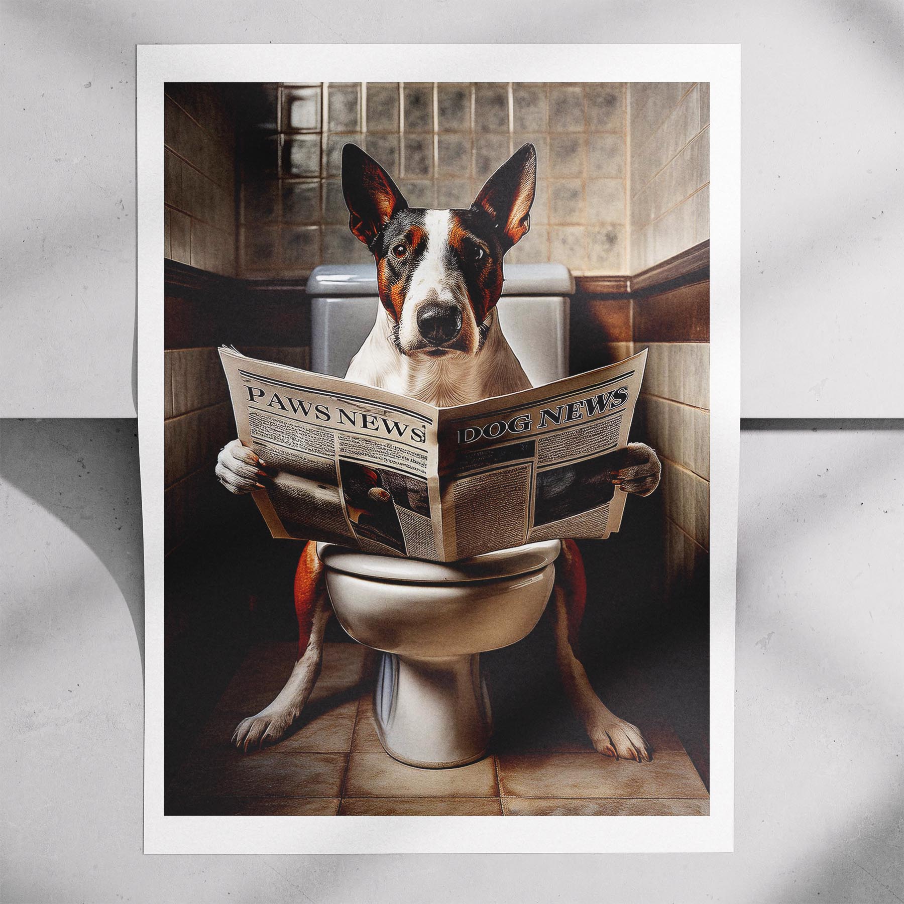 Bull Terrier Toilet Humour Dog Series 1 image 7
