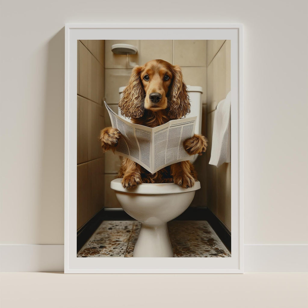 Cocker Spaniel Toilet Humour Dog Series 3 image 9