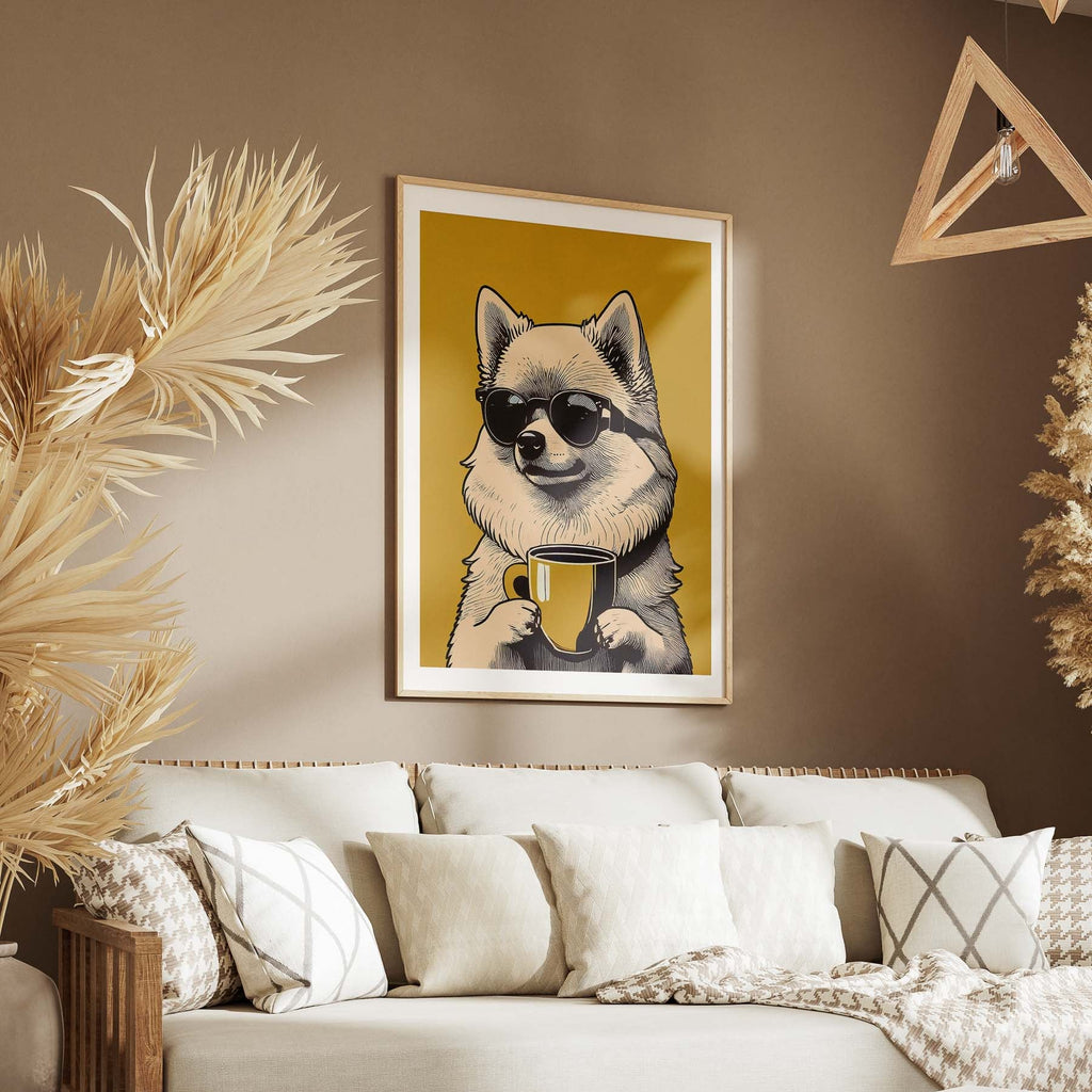 Pomeranian Chillin Coffee Dog image 5