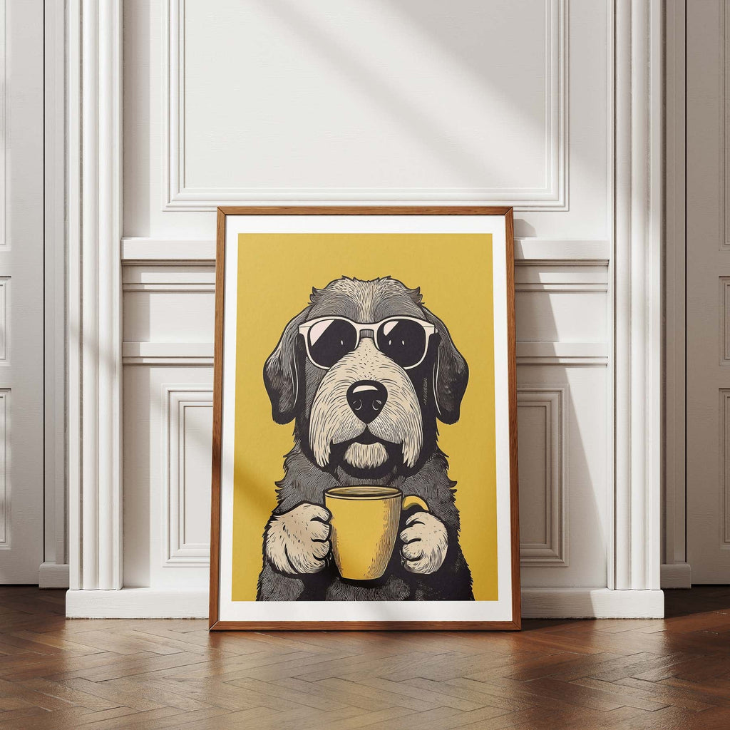 Sheepdog Chillin Coffee Dog image 4