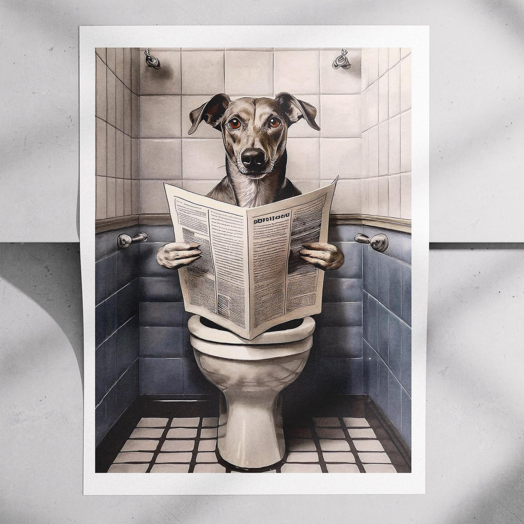 Greyhound Toilet Humour Dog Series 3 image 7