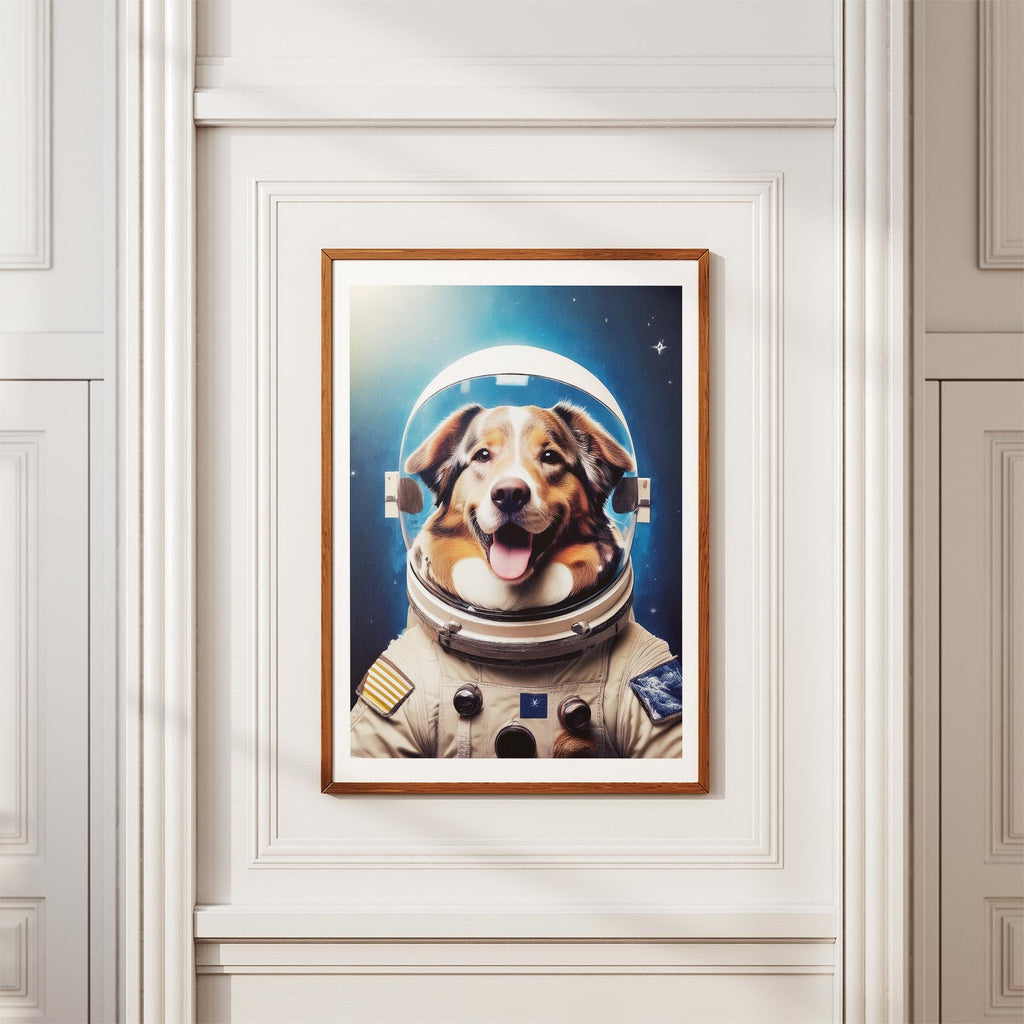 Australian Shepherd Astronaut Dog Series image 3