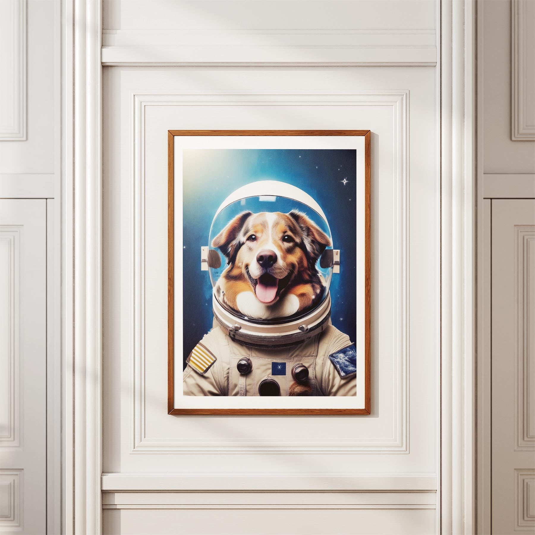 Australian Shepherd Astronaut Dog Series image 3