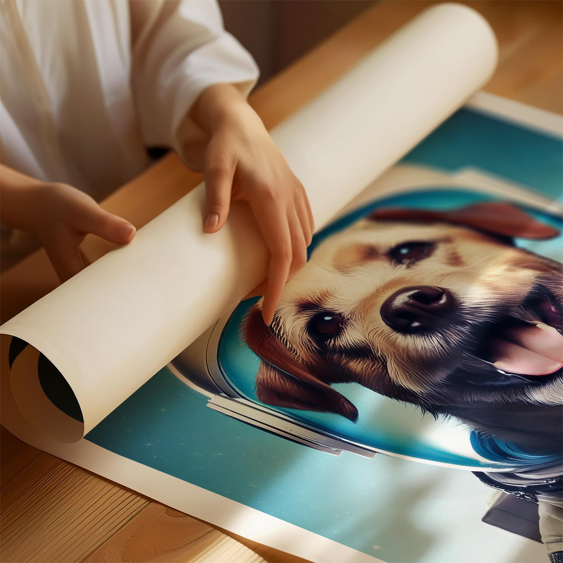 Border Terrier Astronaut Dog Series image 1