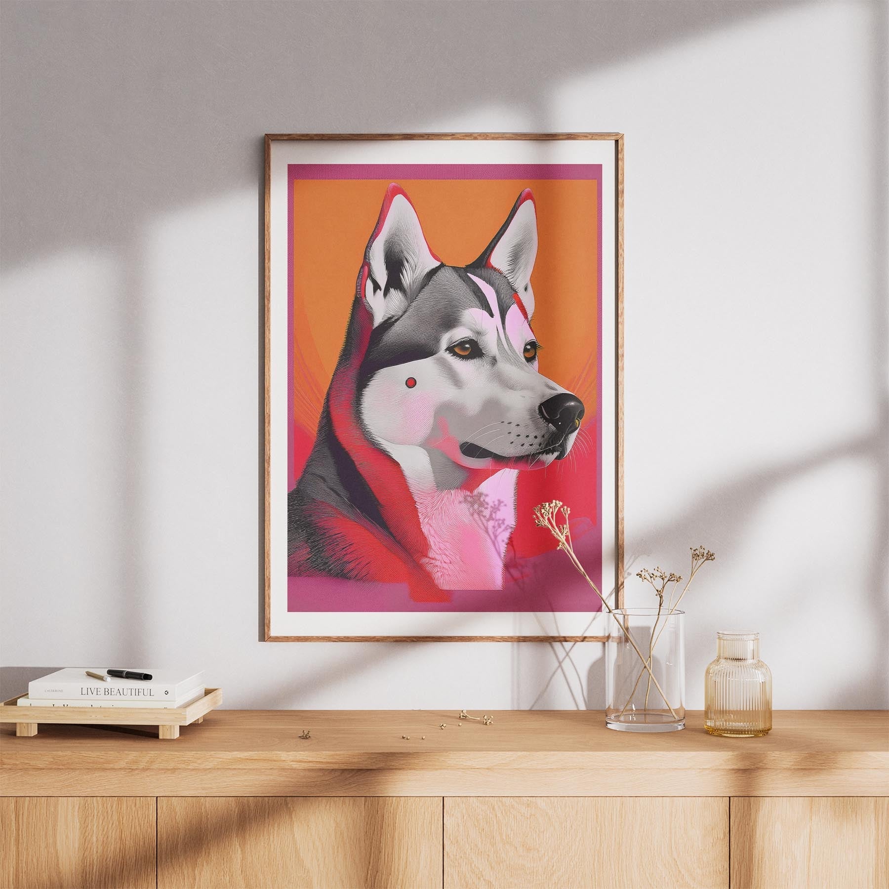 Siberian Husky Modern Pop Dog Series image 8