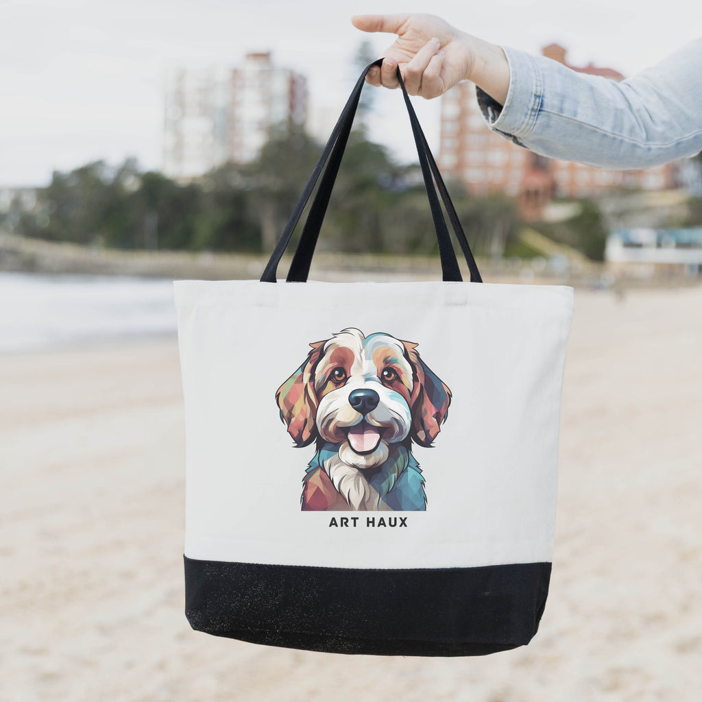 Maltese Chic Graphic Art Bag image 1