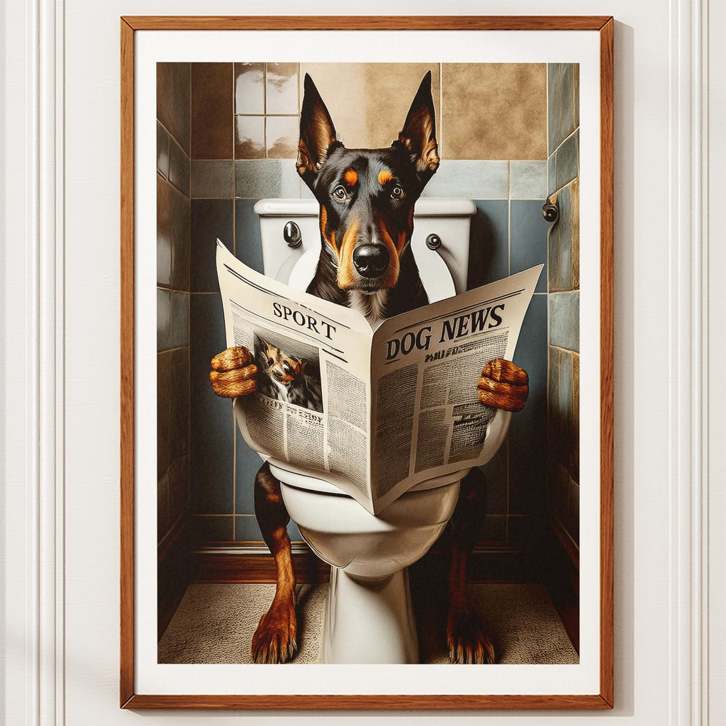 Dobermann Toilet Humour Dog Series 1 image 10