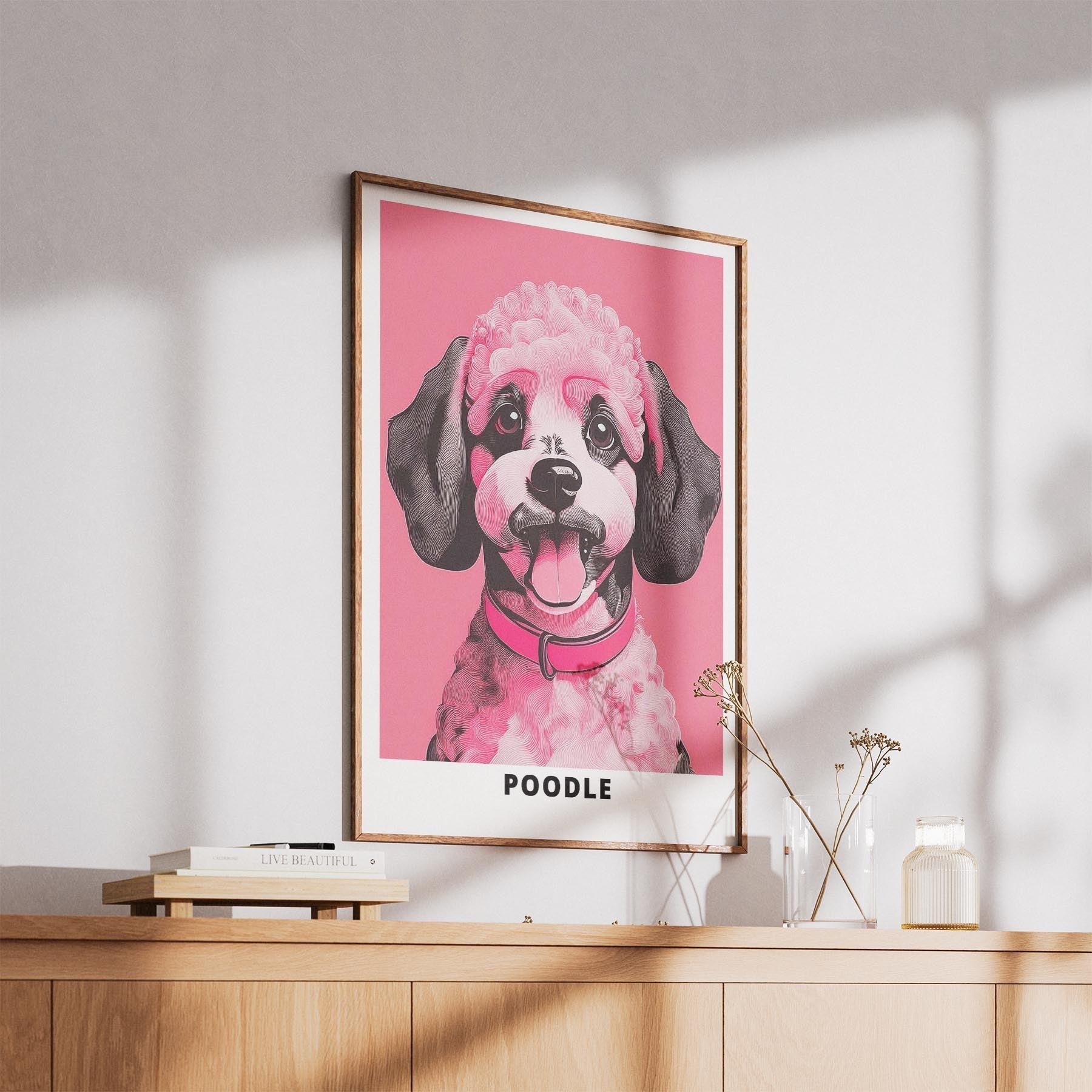 Poodle Pink and Black Dog Series 1 image 5