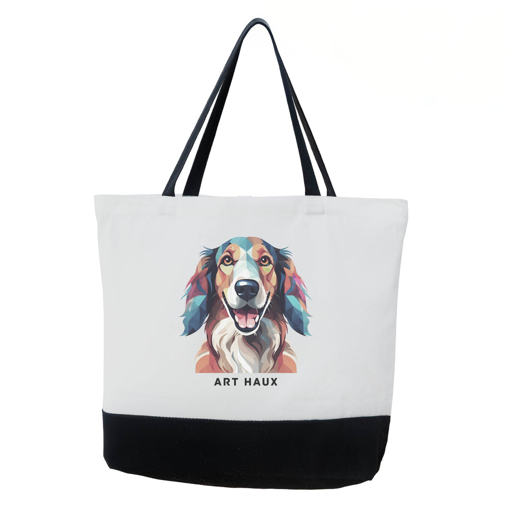 Borzoi Chic Graphic Art Bag image 0