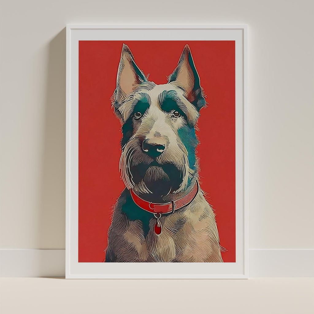 Black Russian Terrier Red Dog Series image 9