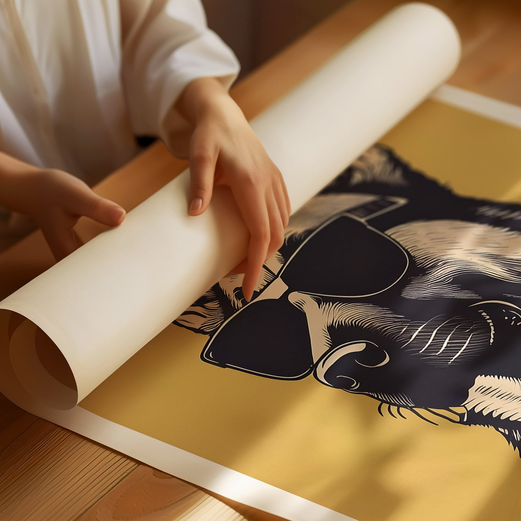 German Shepherd Chillin Coffee Dog image 3