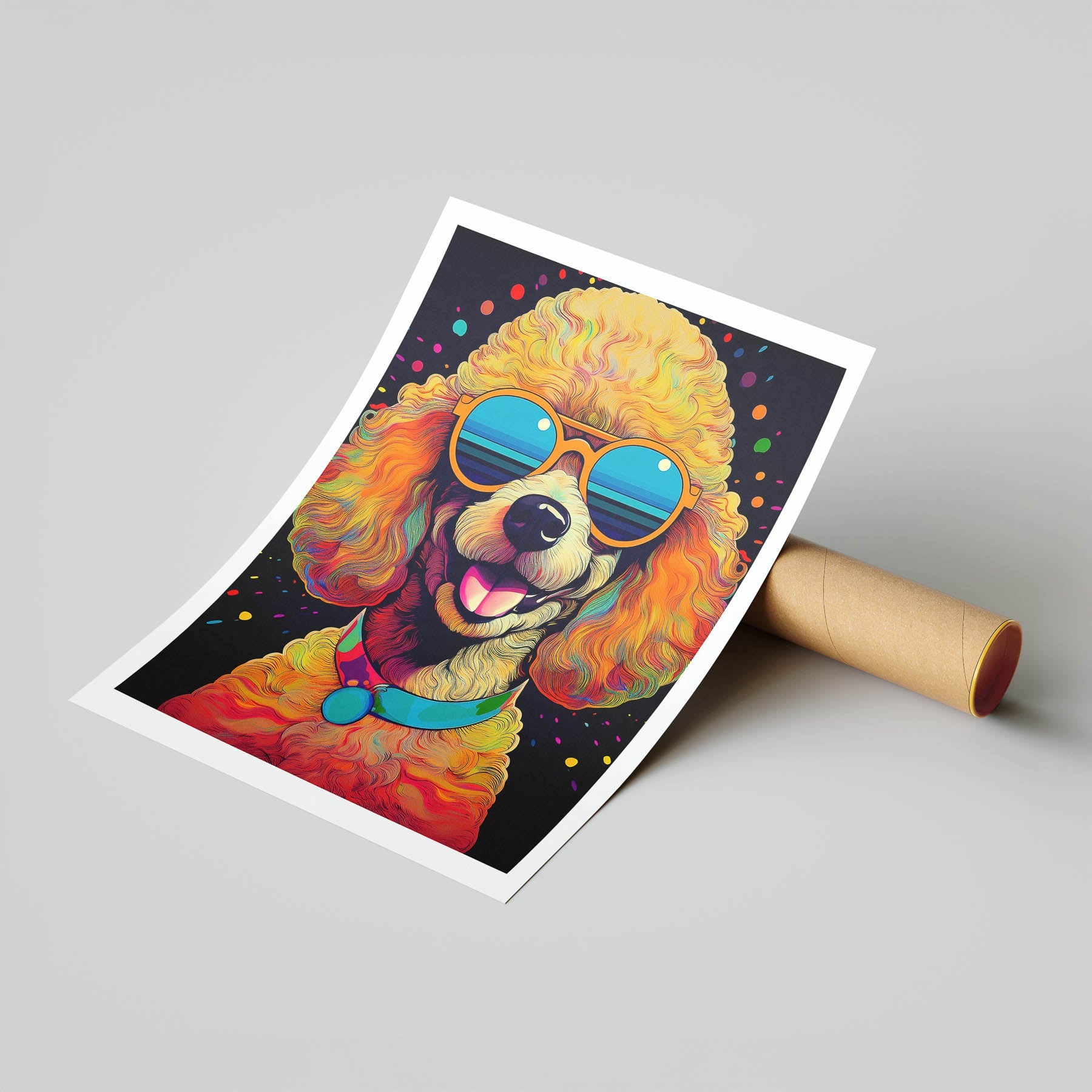 Poodle In Colourful Sunnies 3 image 7