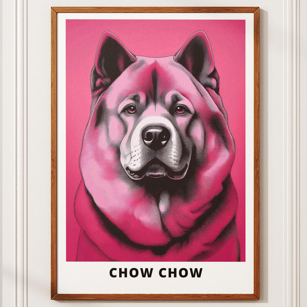 Chow Chow Pink and Black Dog Series 1 image 10
