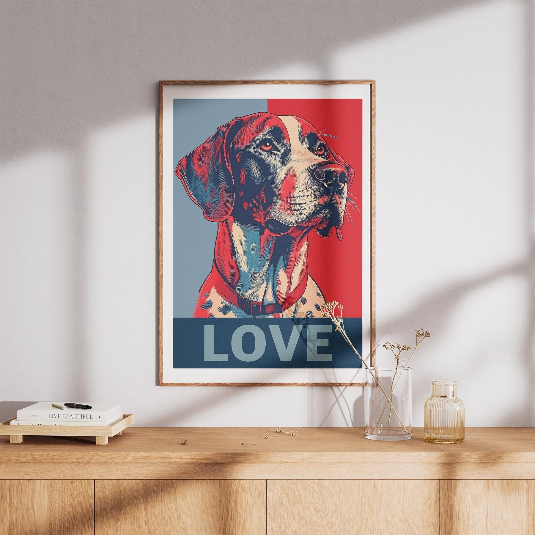 German Pointer LOVE Series Inspired by the Obama Poster image 8