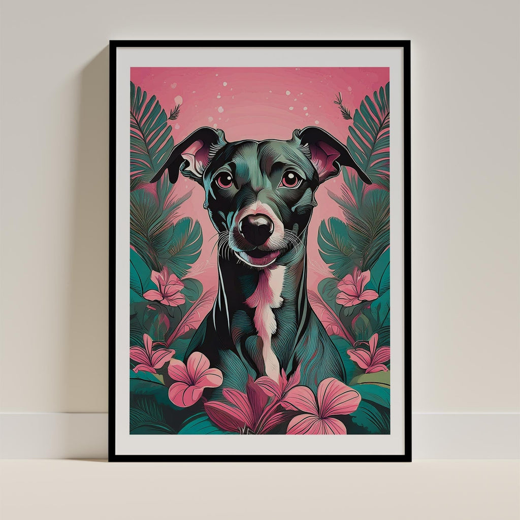 Italian Greyhound Flowery Dog image 11