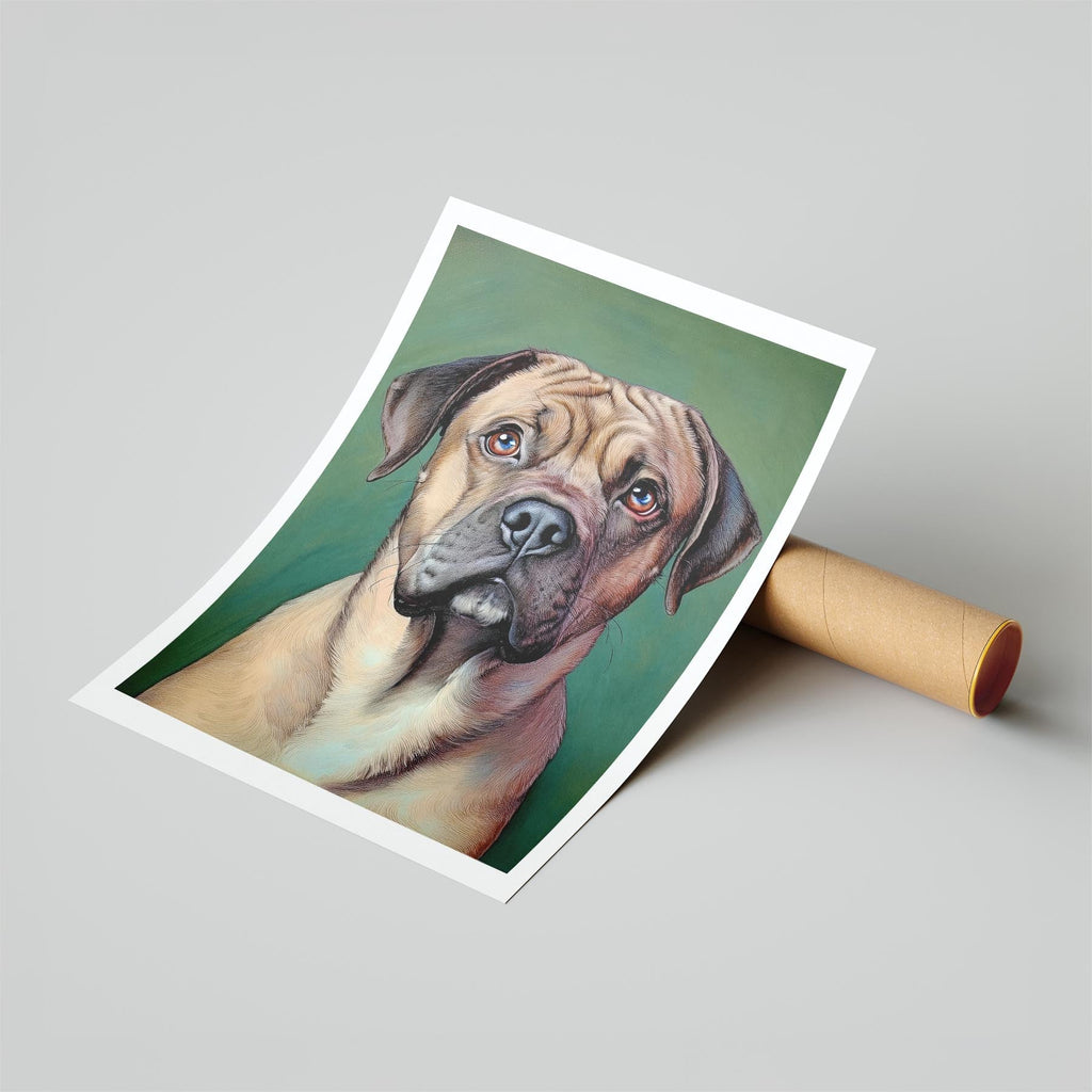 Dogue de Bordeaux Green Painted Series image 6