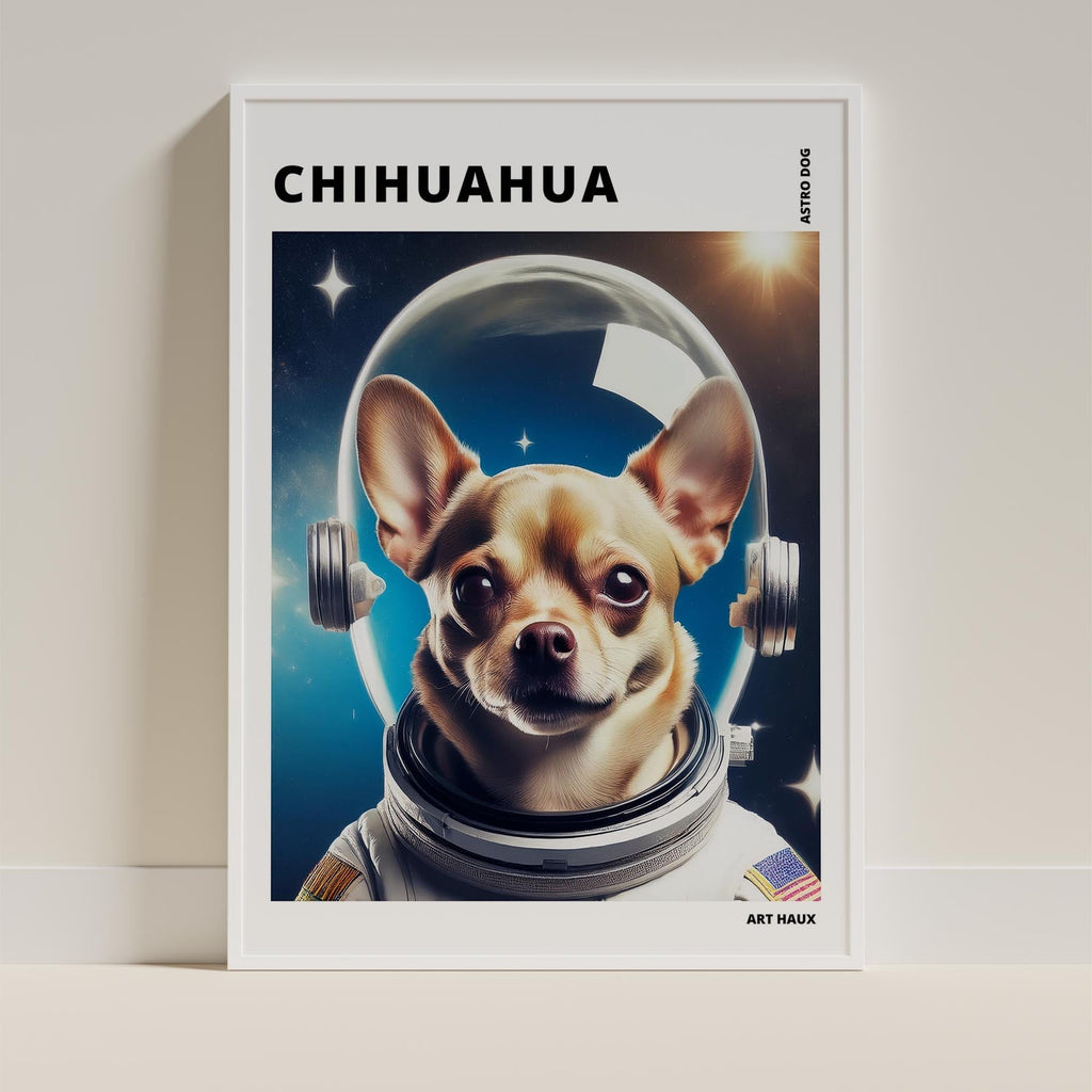 Chihuahua Astronaut Dog Series with Text Astro Dog image 9
