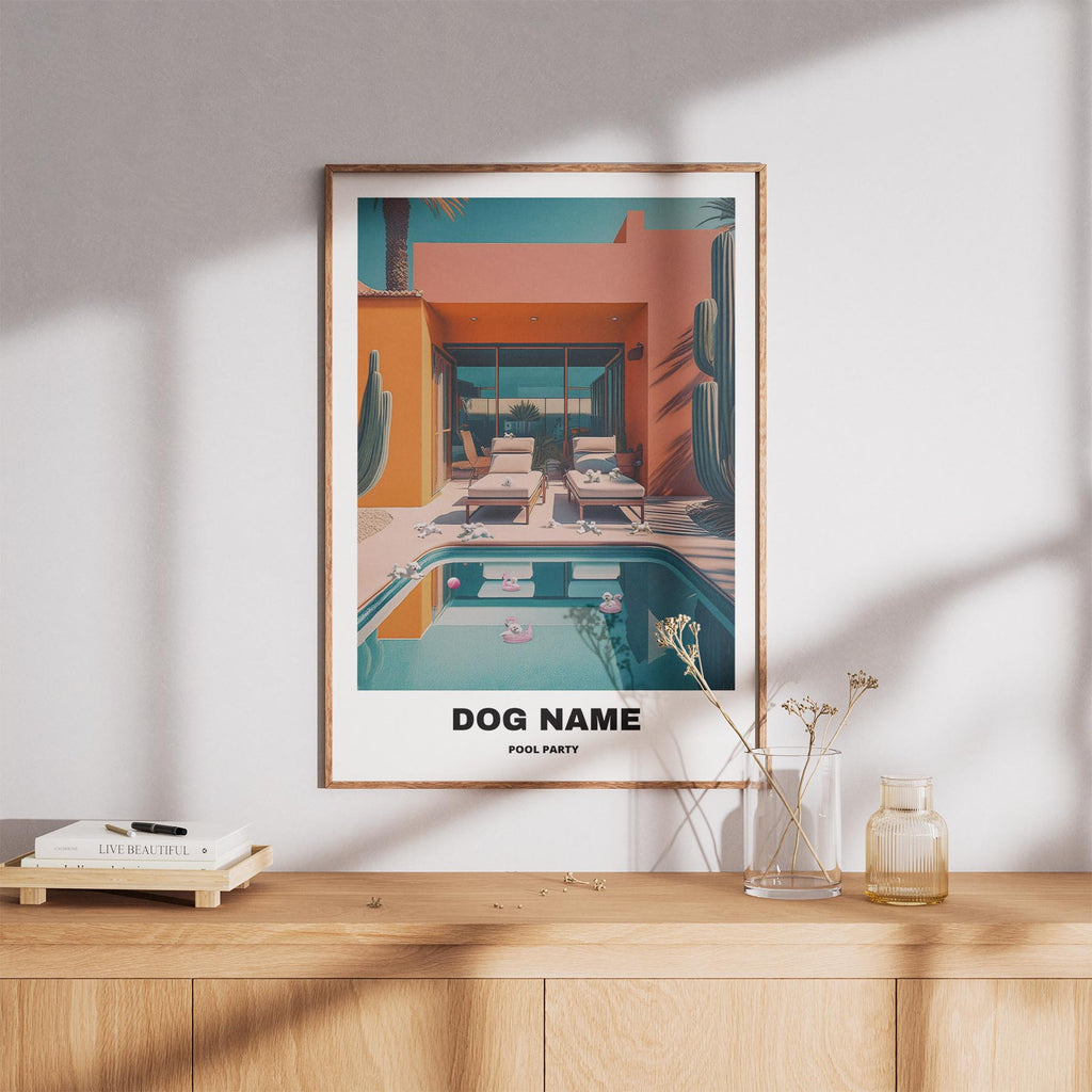 Bichon Frise Custom Pool Party WITH TEXT image 8