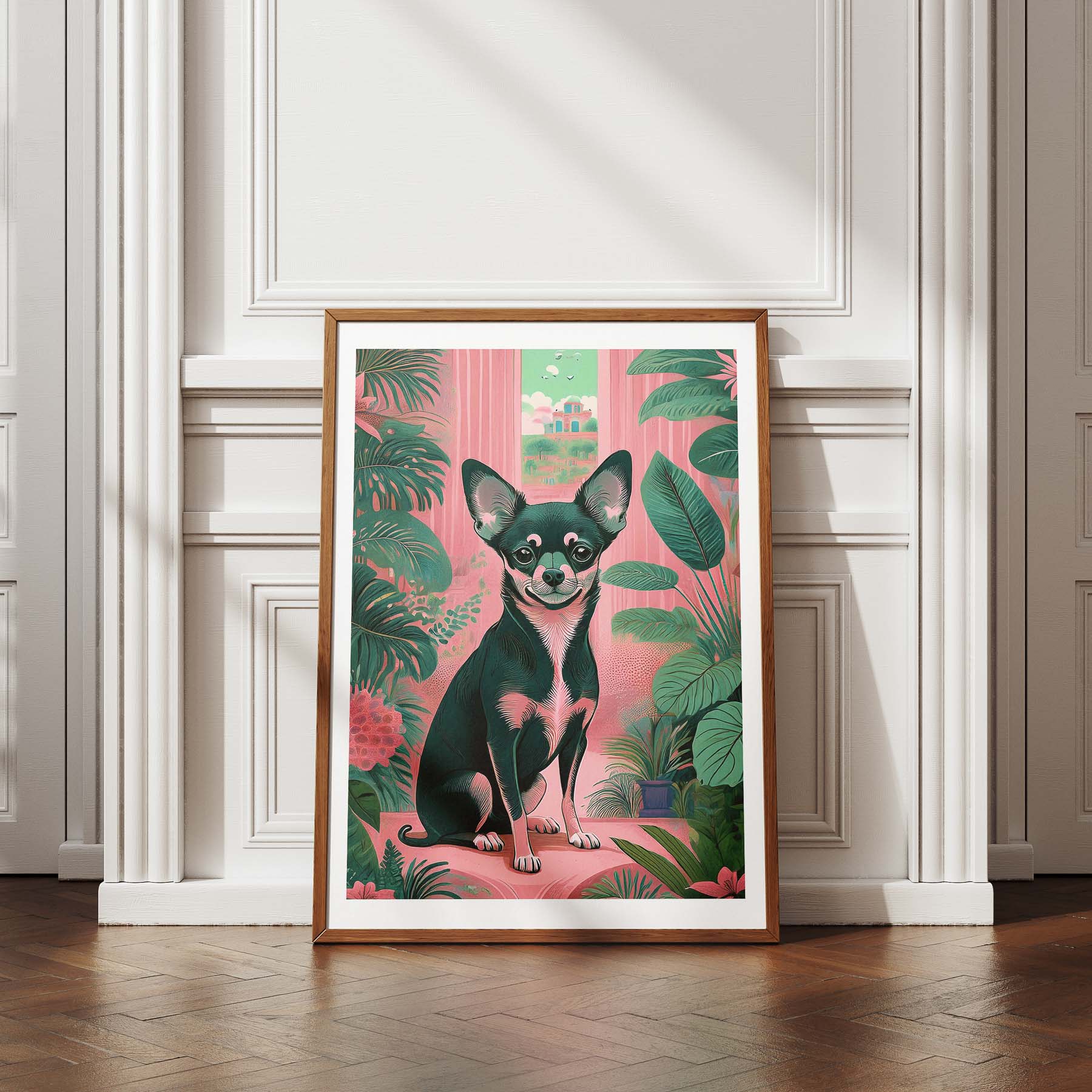 Chihuahua Flowery Dog image 4