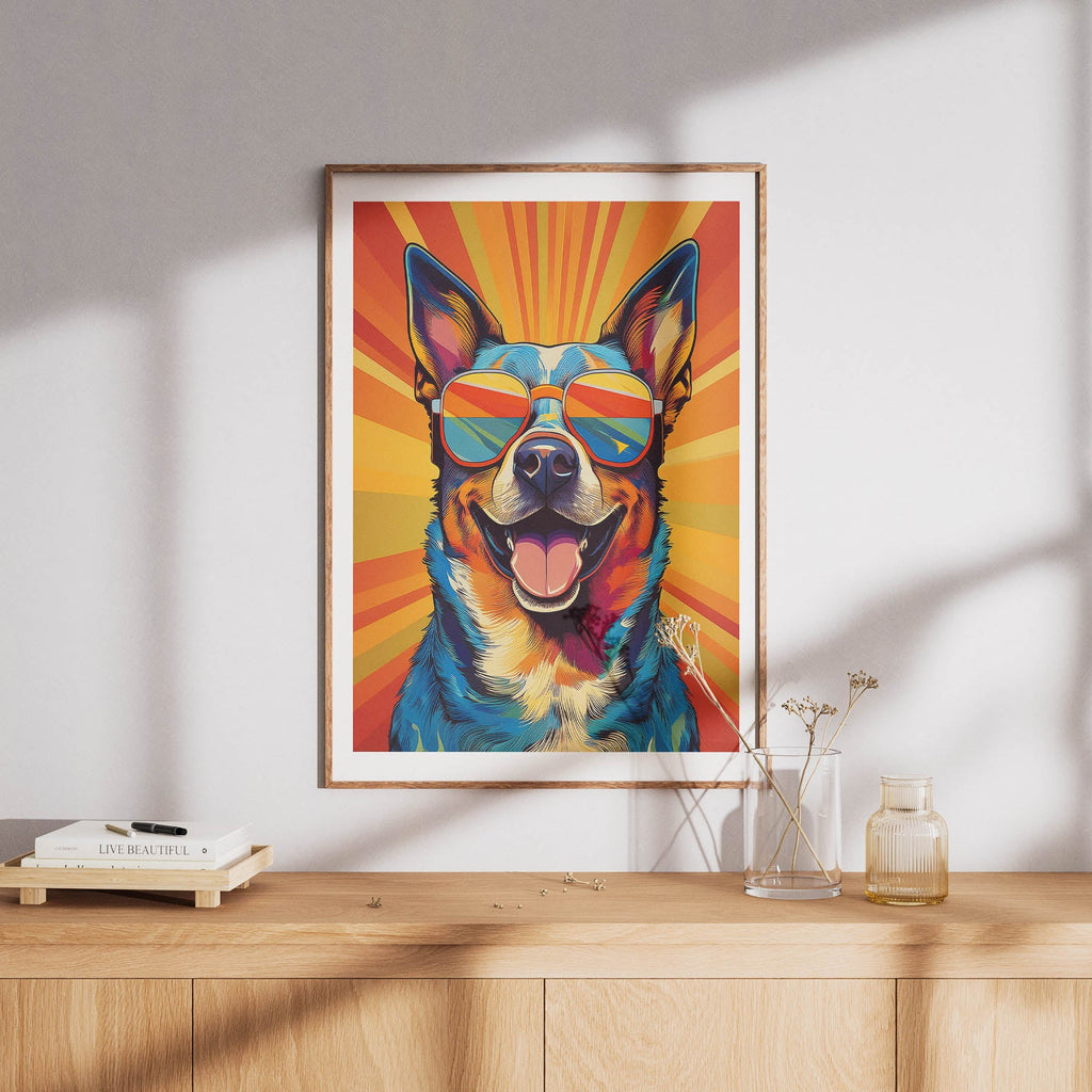 Cattle Dog In Colourful Sunnies 1 image 8
