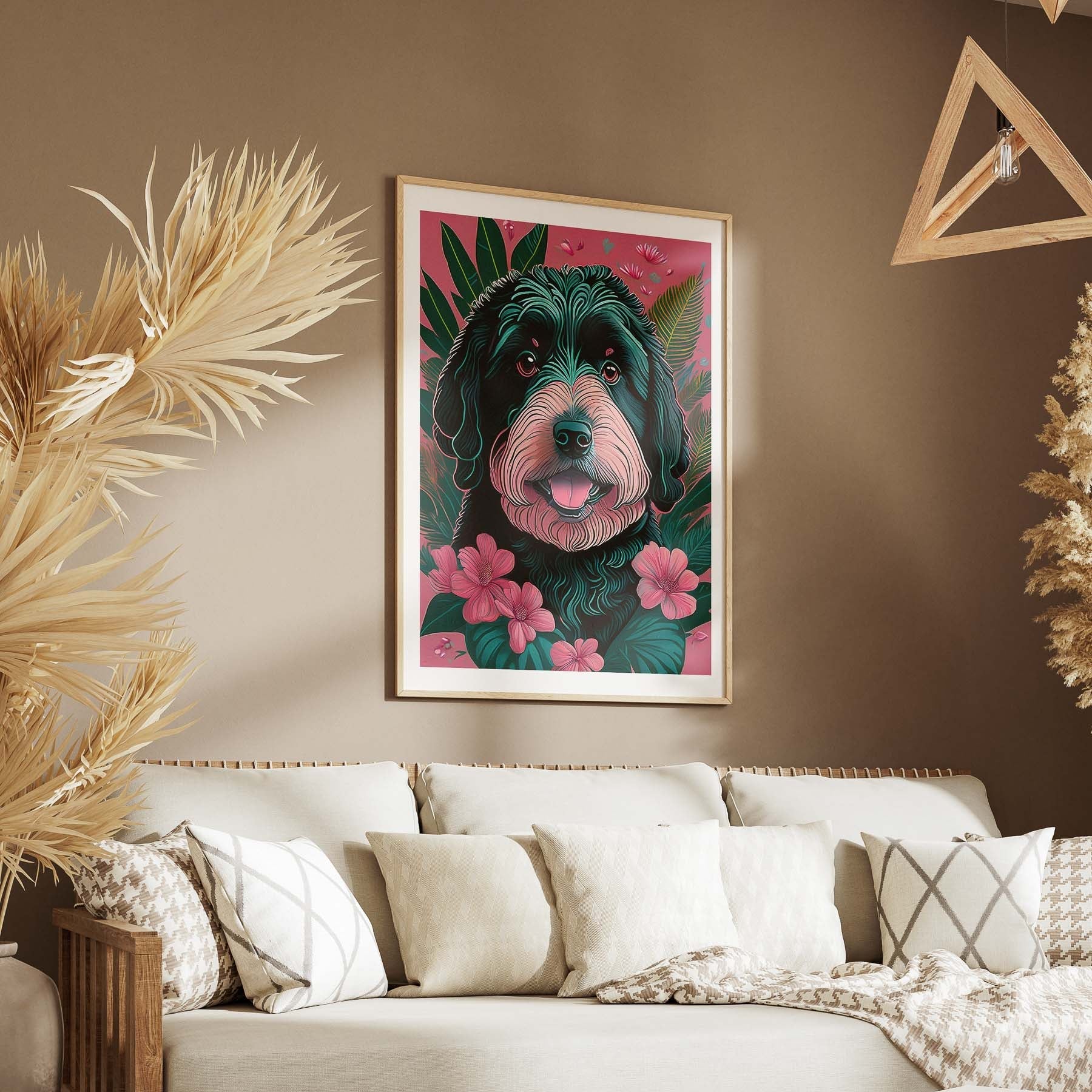 Old English Sheepdog Flowery Dog image 5