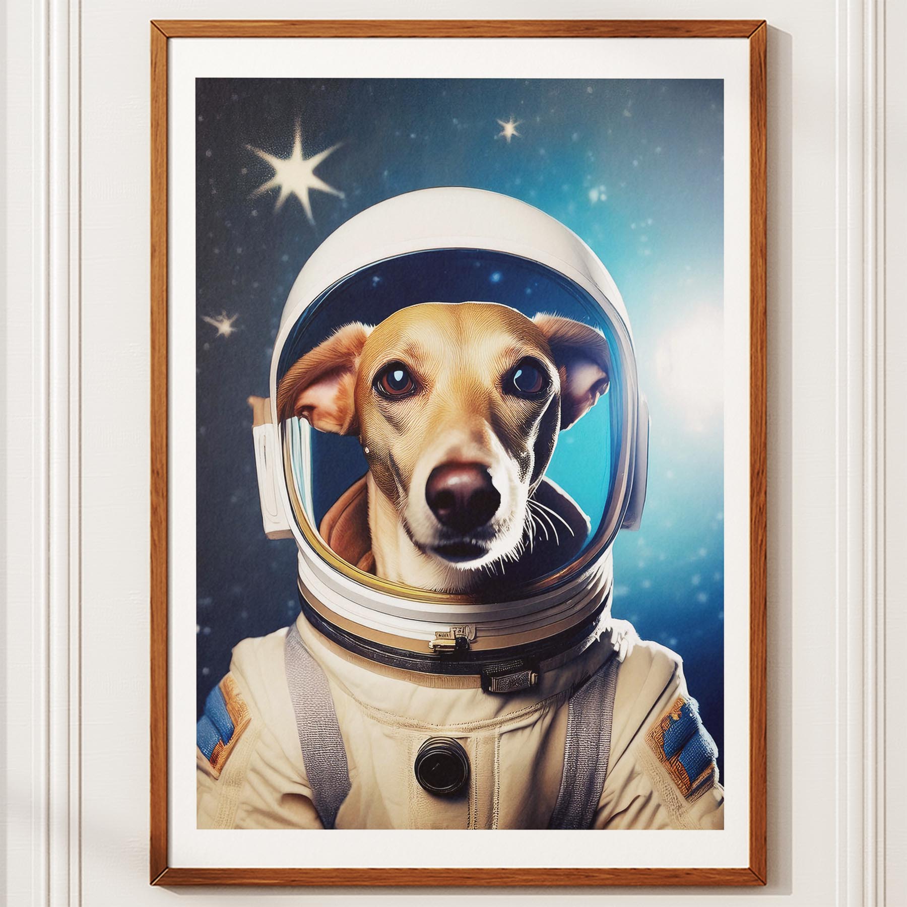 Whippet Astronaut Dog Series image 11
