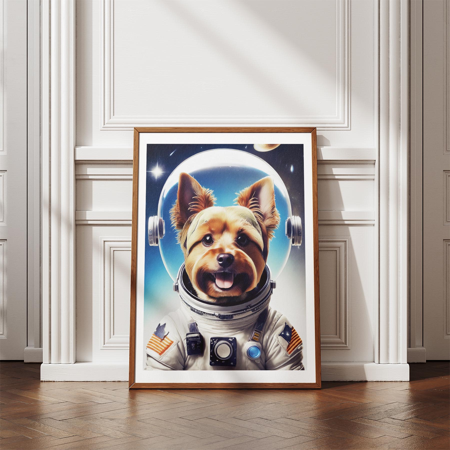 Yorkshire Terrier Astronaut Dog Series image 4