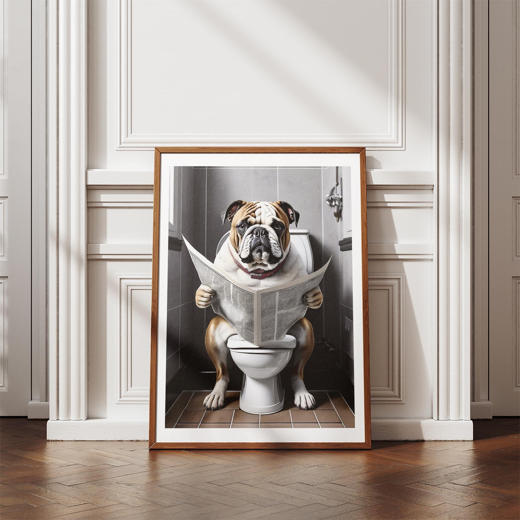 Bulldog Toilet Humour Dog Series 4 image 4