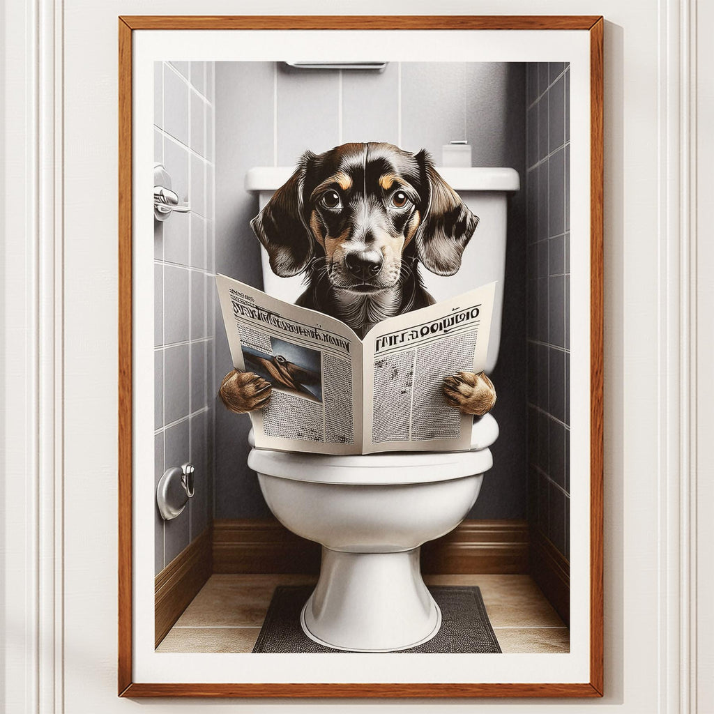 Dachshund Toilet Humour Dog Series 2 image 10