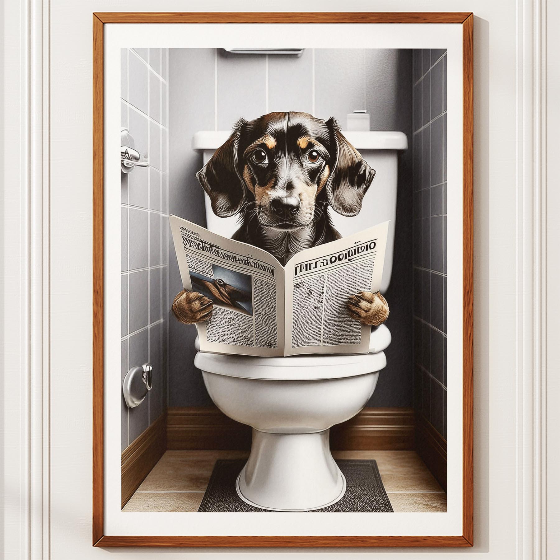 Dachshund Toilet Humour Dog Series 2 image 10