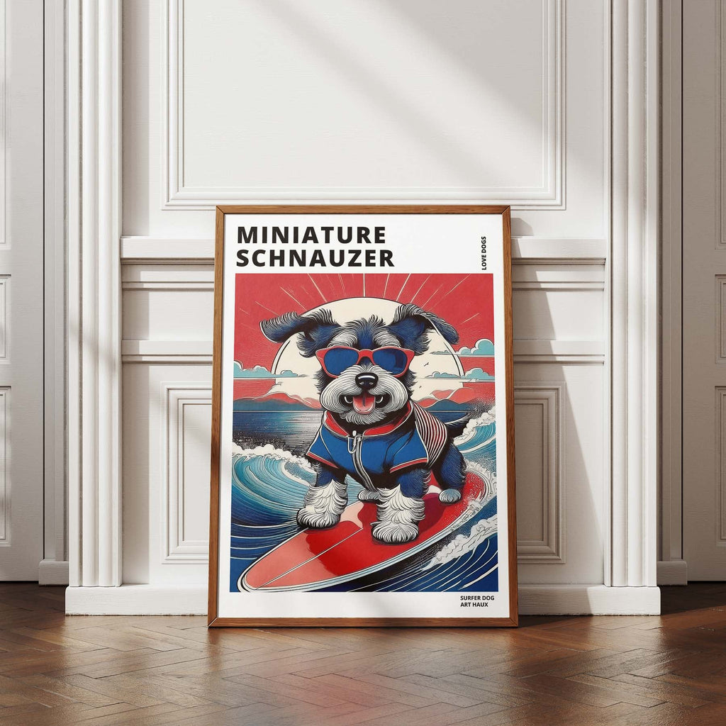 Miniature Schnauzer Hokosai Surfer Dogs 1 image 4