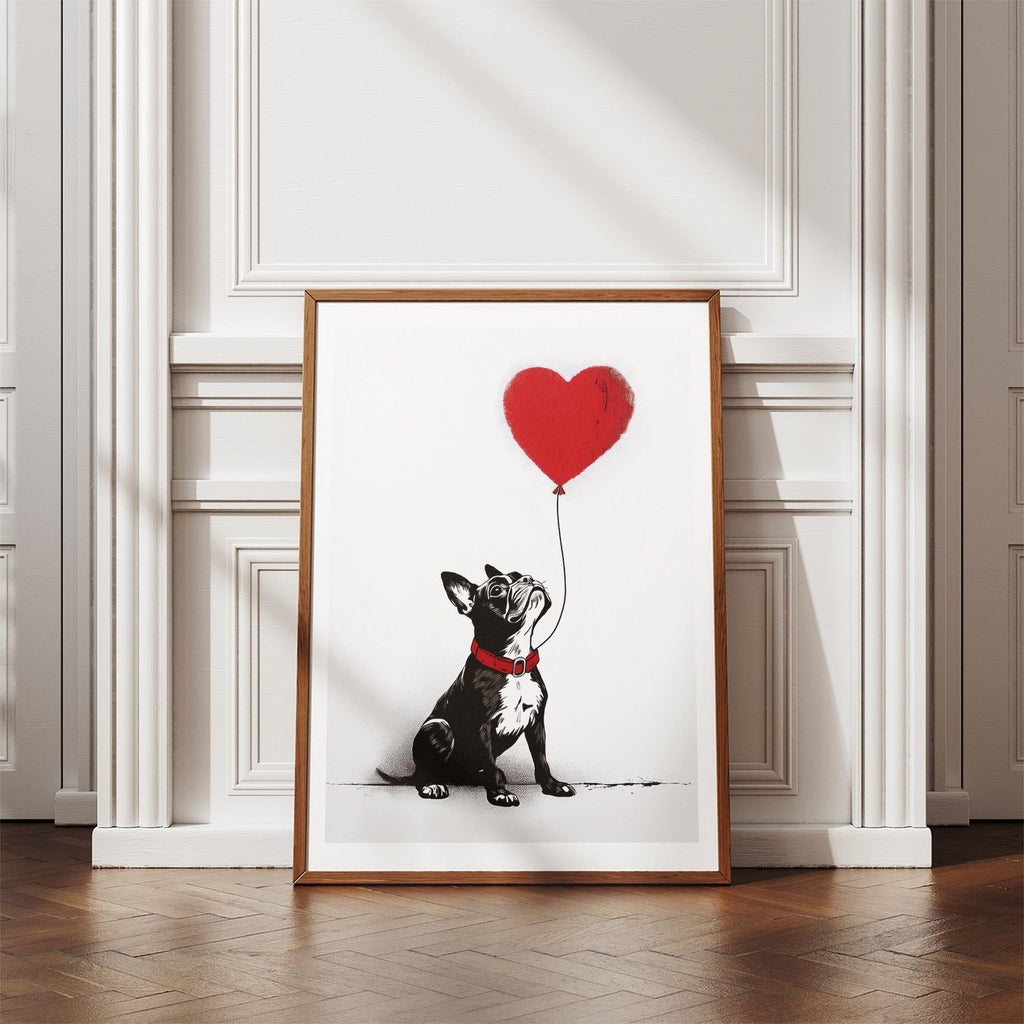 Boston Terrier DOGSY Series inspired by the Art of Banksy image 4