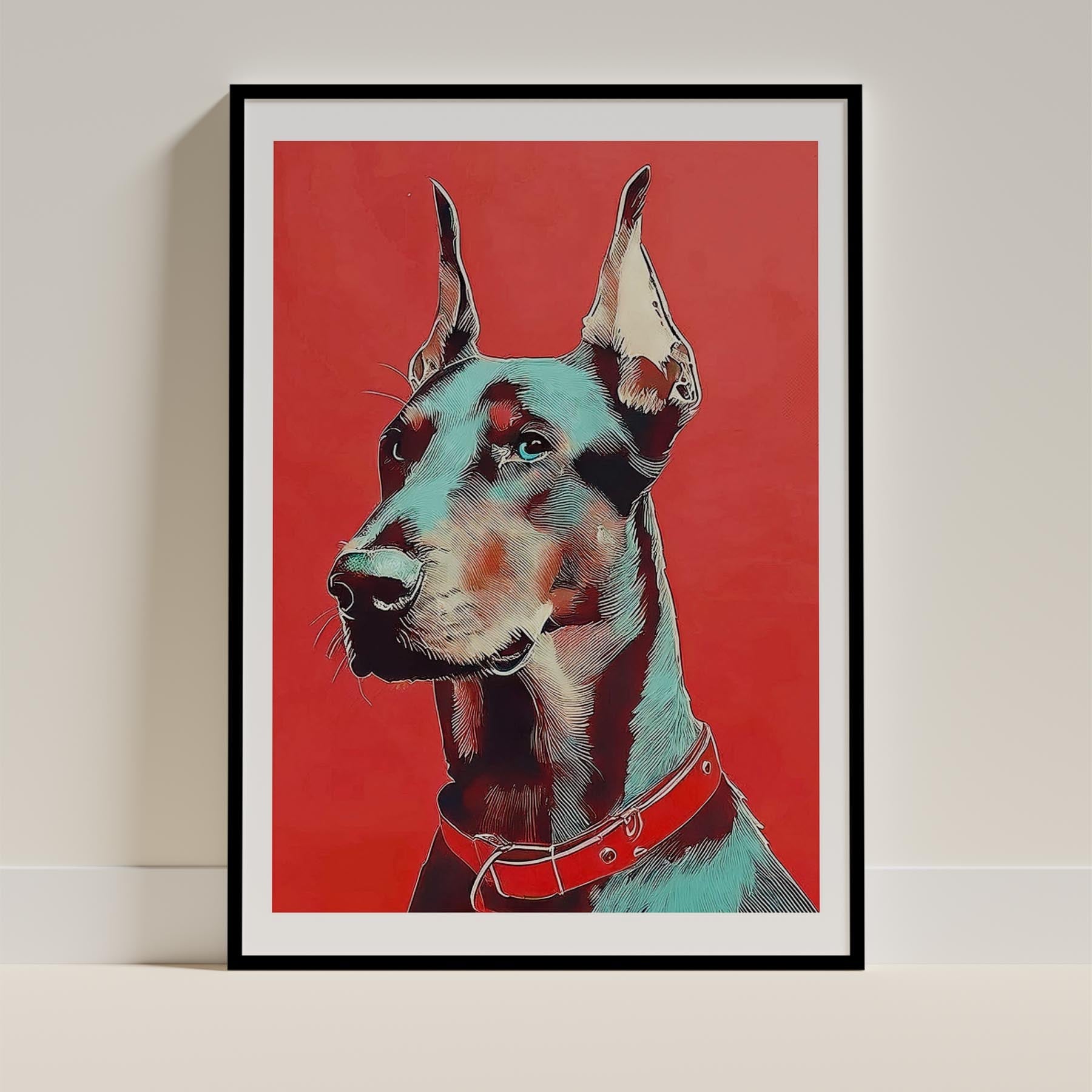 Doberman Red Dog Series image 0