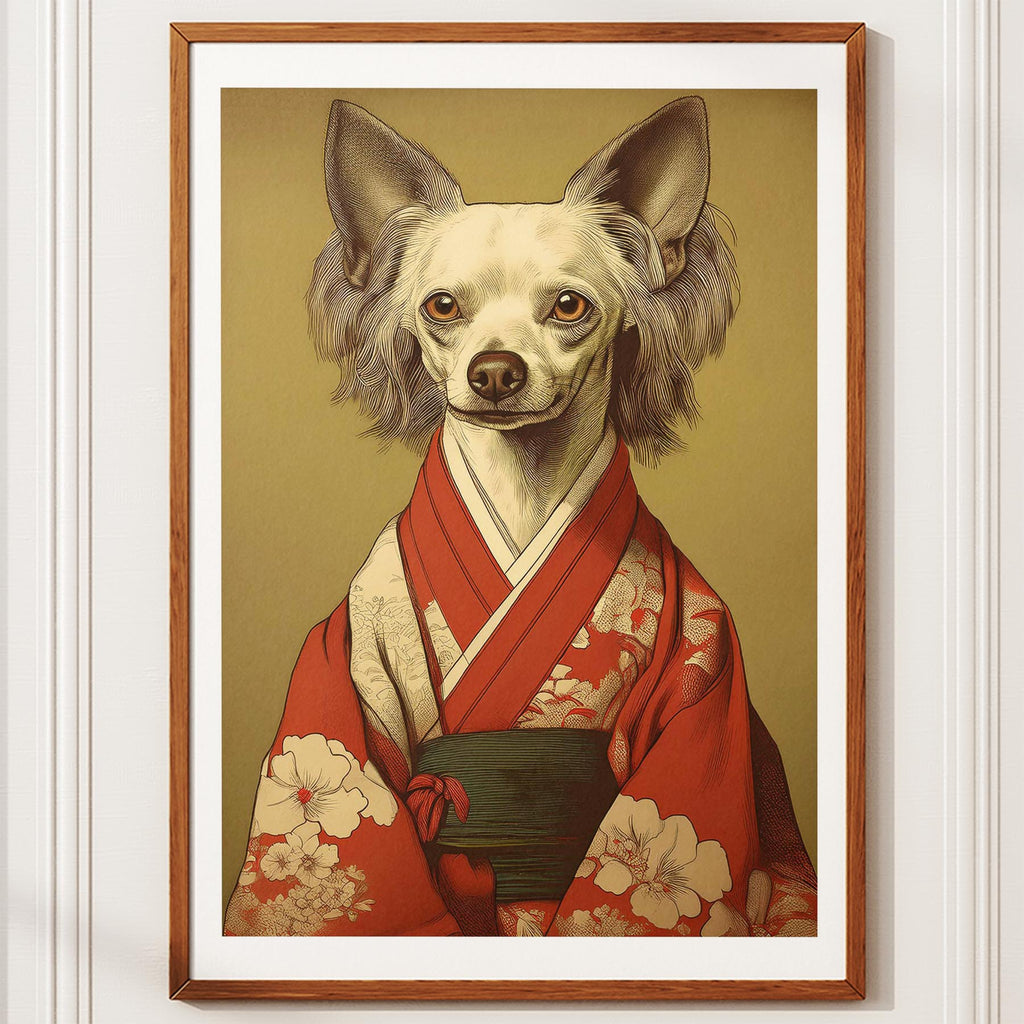 Chinese Crested Japanse Kimono Dog Series image 10